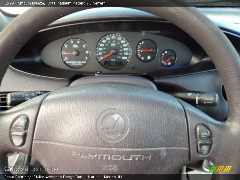 Brite Platinum Metallic / Silverfern 1999 Plymouth Breeze