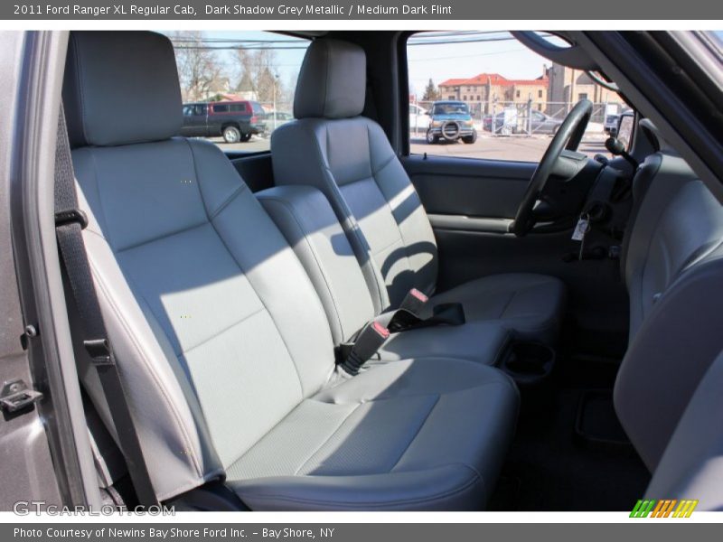 Dark Shadow Grey Metallic / Medium Dark Flint 2011 Ford Ranger XL Regular Cab