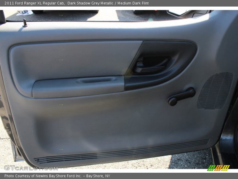 Dark Shadow Grey Metallic / Medium Dark Flint 2011 Ford Ranger XL Regular Cab