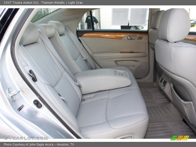 Rear Seat of 2007 Avalon XLS
