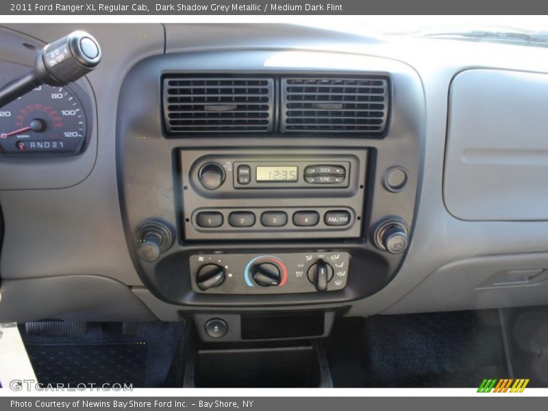 Dark Shadow Grey Metallic / Medium Dark Flint 2011 Ford Ranger XL Regular Cab