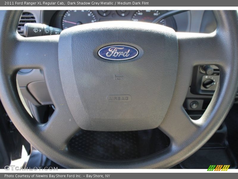 Dark Shadow Grey Metallic / Medium Dark Flint 2011 Ford Ranger XL Regular Cab