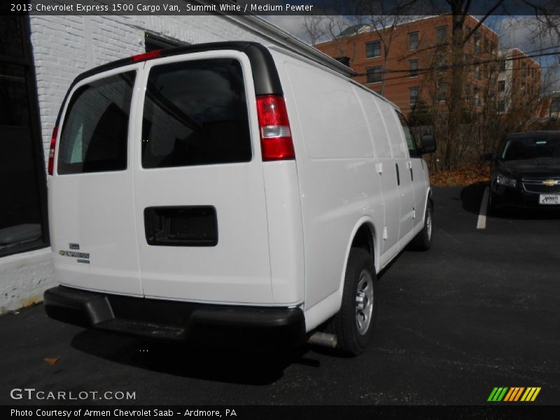 Summit White / Medium Pewter 2013 Chevrolet Express 1500 Cargo Van