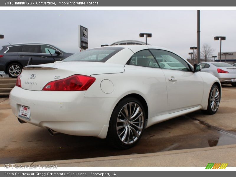 Moonlight White / Stone 2013 Infiniti G 37 Convertible