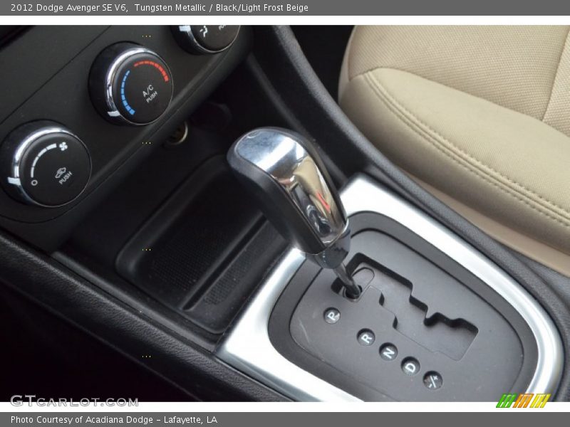 Tungsten Metallic / Black/Light Frost Beige 2012 Dodge Avenger SE V6