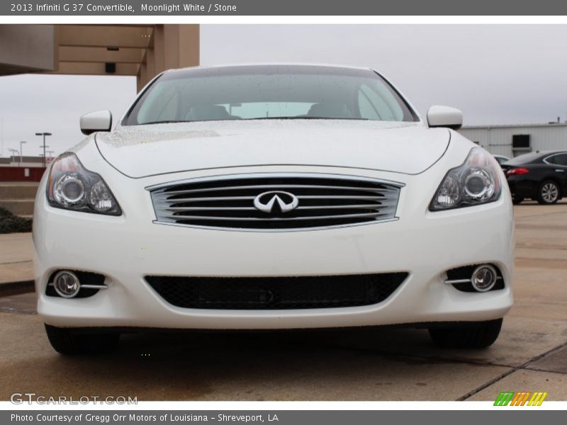 Moonlight White / Stone 2013 Infiniti G 37 Convertible