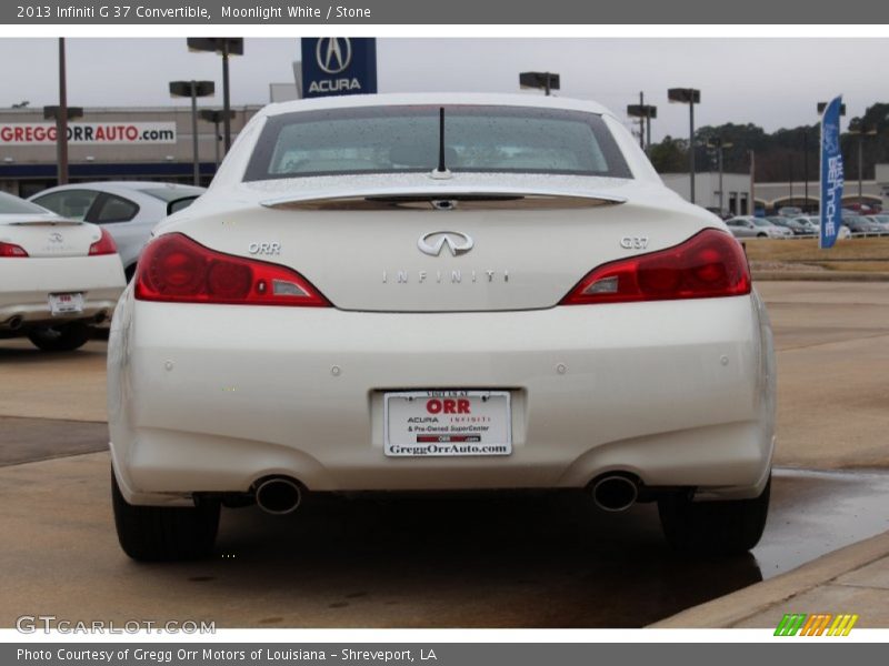 Moonlight White / Stone 2013 Infiniti G 37 Convertible