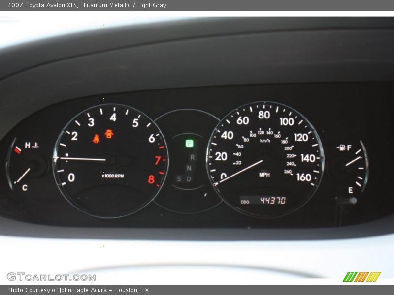  2007 Avalon XLS XLS Gauges