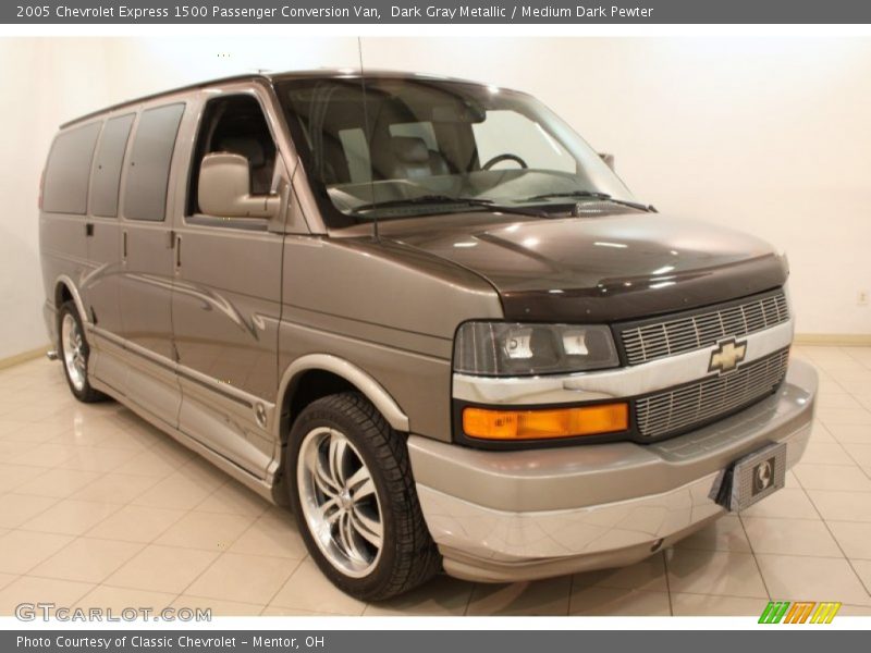 Dark Gray Metallic / Medium Dark Pewter 2005 Chevrolet Express 1500 Passenger Conversion Van