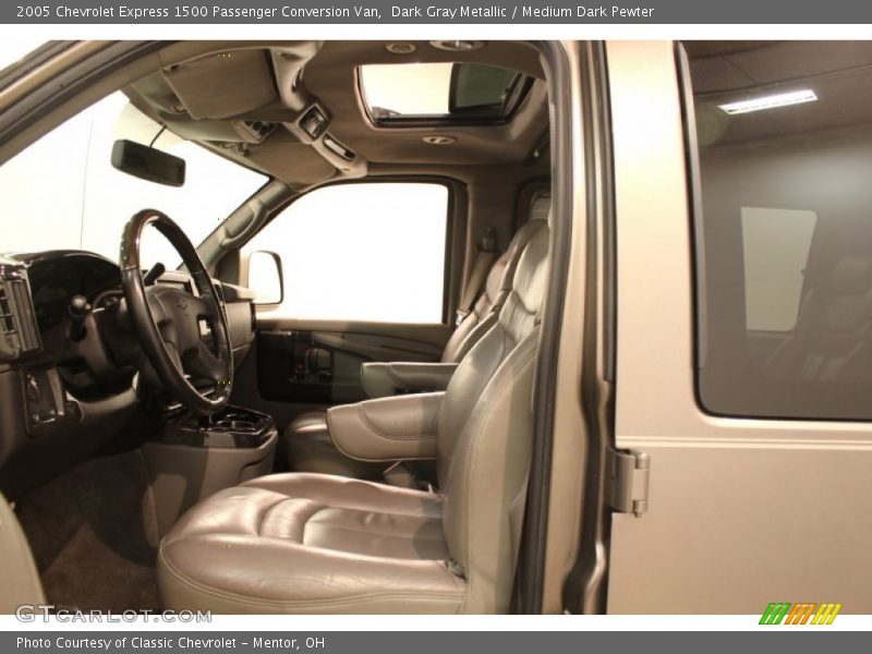Dark Gray Metallic / Medium Dark Pewter 2005 Chevrolet Express 1500 Passenger Conversion Van