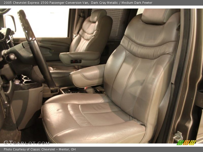Dark Gray Metallic / Medium Dark Pewter 2005 Chevrolet Express 1500 Passenger Conversion Van