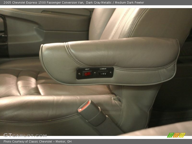 Dark Gray Metallic / Medium Dark Pewter 2005 Chevrolet Express 1500 Passenger Conversion Van
