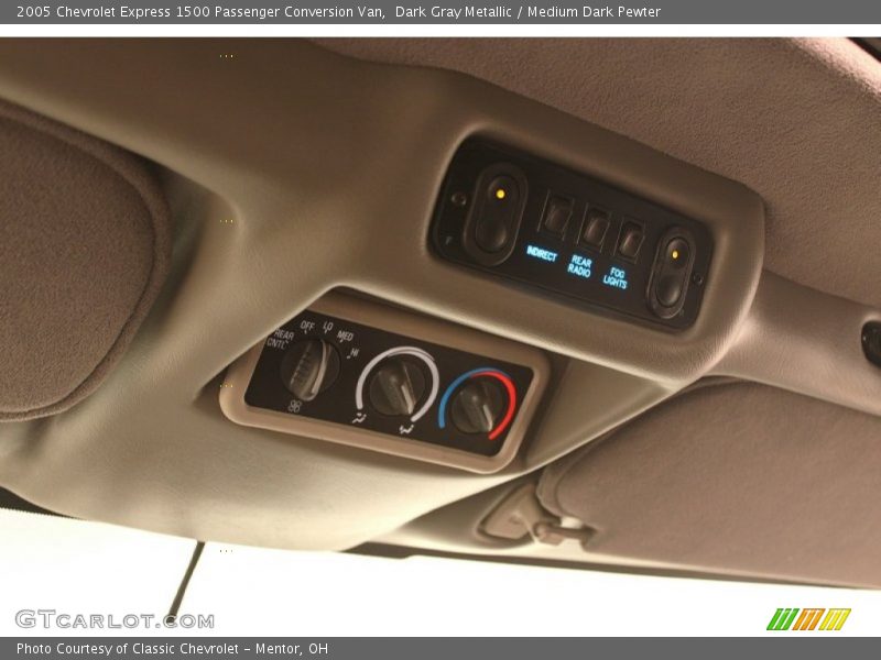 Dark Gray Metallic / Medium Dark Pewter 2005 Chevrolet Express 1500 Passenger Conversion Van