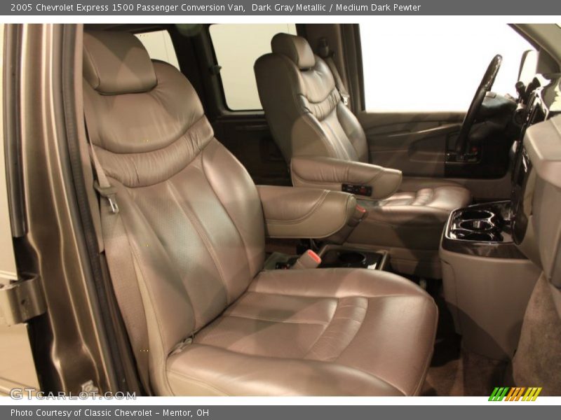 Dark Gray Metallic / Medium Dark Pewter 2005 Chevrolet Express 1500 Passenger Conversion Van