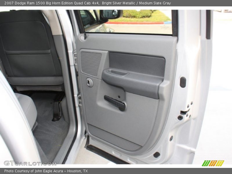 Bright Silver Metallic / Medium Slate Gray 2007 Dodge Ram 1500 Big Horn Edition Quad Cab 4x4