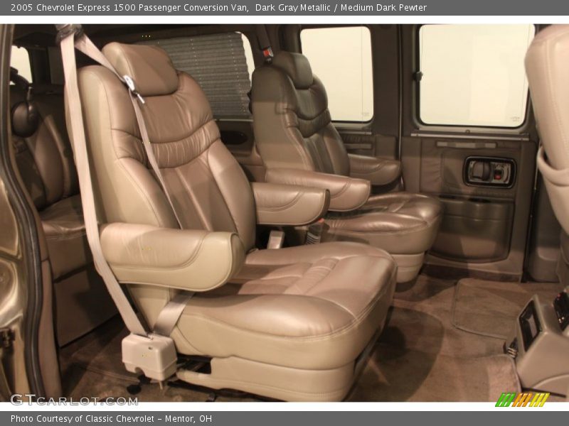 Dark Gray Metallic / Medium Dark Pewter 2005 Chevrolet Express 1500 Passenger Conversion Van