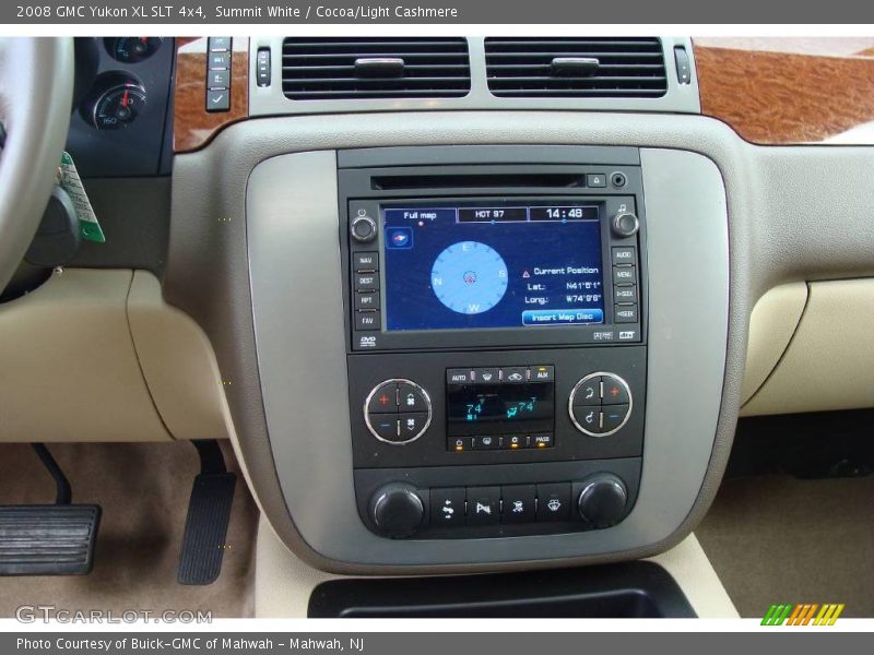 Summit White / Cocoa/Light Cashmere 2008 GMC Yukon XL SLT 4x4
