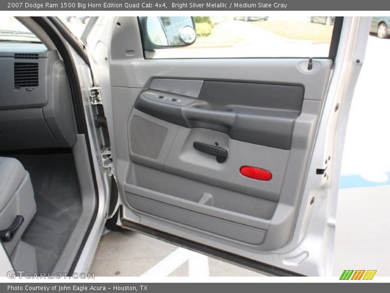 Bright Silver Metallic / Medium Slate Gray 2007 Dodge Ram 1500 Big Horn Edition Quad Cab 4x4