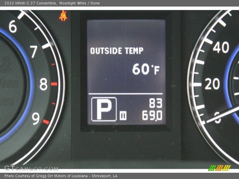Moonlight White / Stone 2013 Infiniti G 37 Convertible