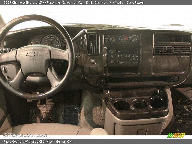 Dark Gray Metallic / Medium Dark Pewter 2005 Chevrolet Express 1500 Passenger Conversion Van