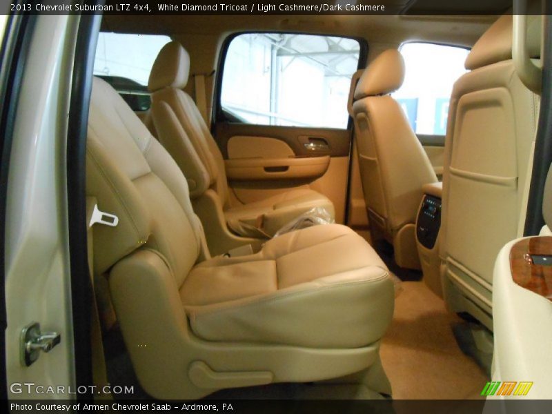 White Diamond Tricoat / Light Cashmere/Dark Cashmere 2013 Chevrolet Suburban LTZ 4x4