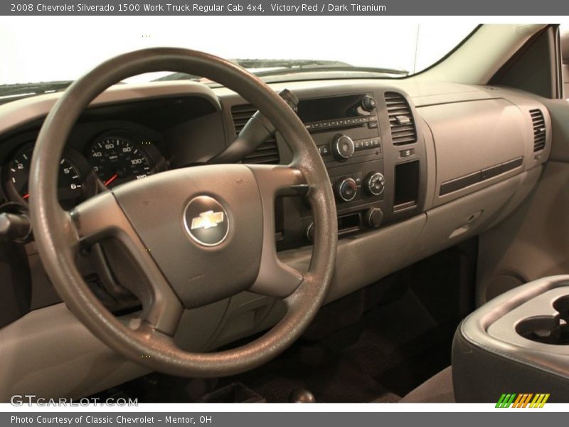 Dashboard of 2008 Silverado 1500 Work Truck Regular Cab 4x4