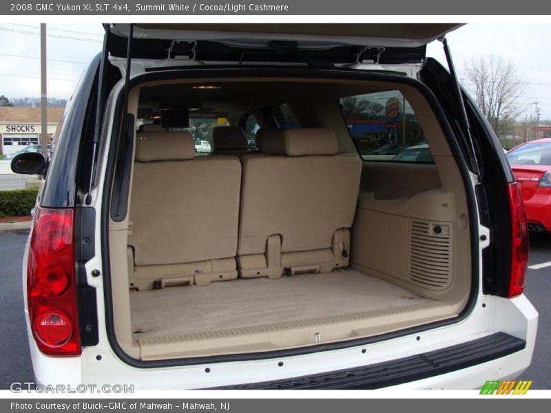 Summit White / Cocoa/Light Cashmere 2008 GMC Yukon XL SLT 4x4