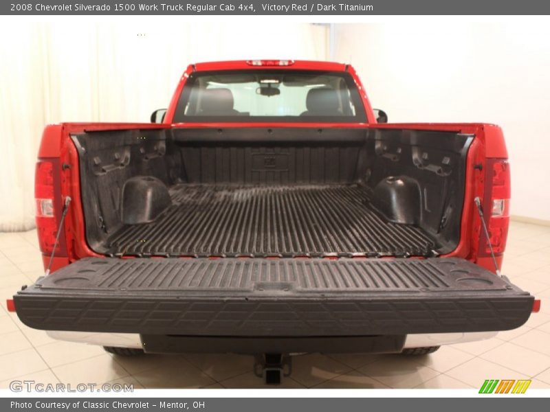  2008 Silverado 1500 Work Truck Regular Cab 4x4 Trunk