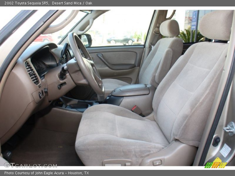 Front Seat of 2002 Sequoia SR5