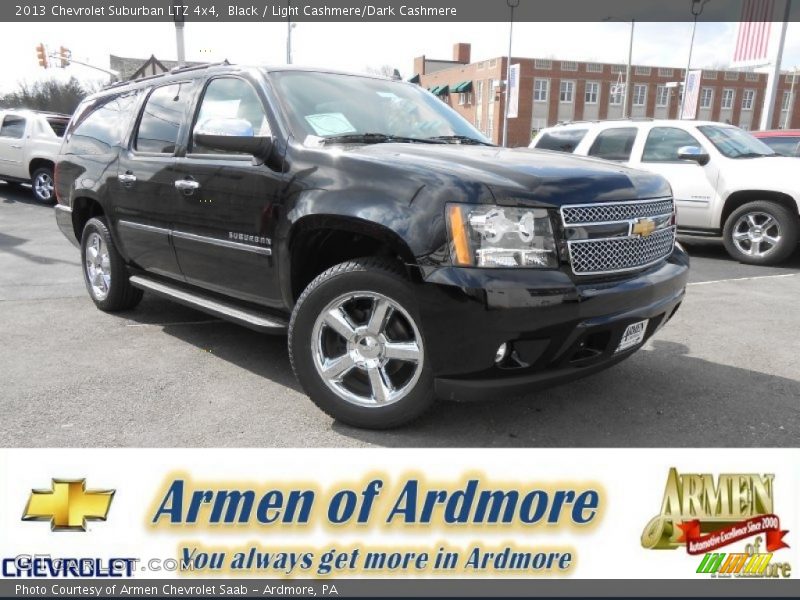 Black / Light Cashmere/Dark Cashmere 2013 Chevrolet Suburban LTZ 4x4