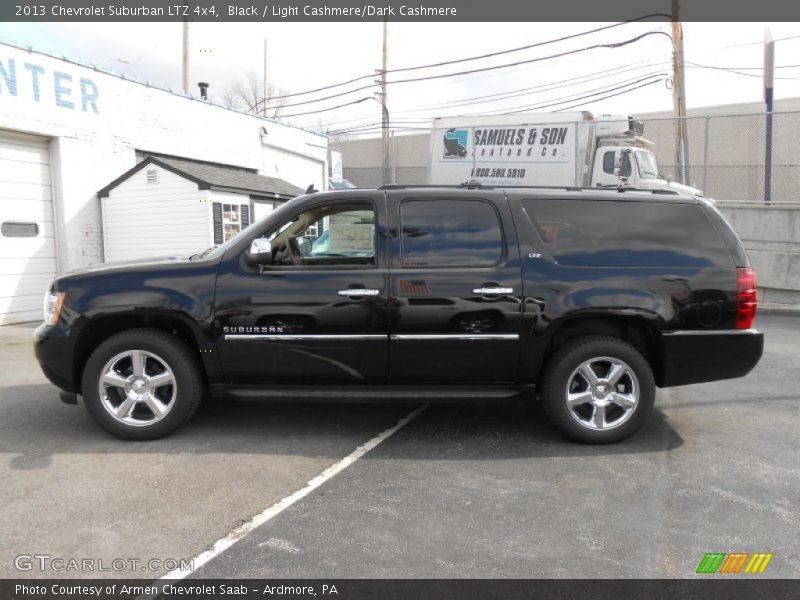 Black / Light Cashmere/Dark Cashmere 2013 Chevrolet Suburban LTZ 4x4
