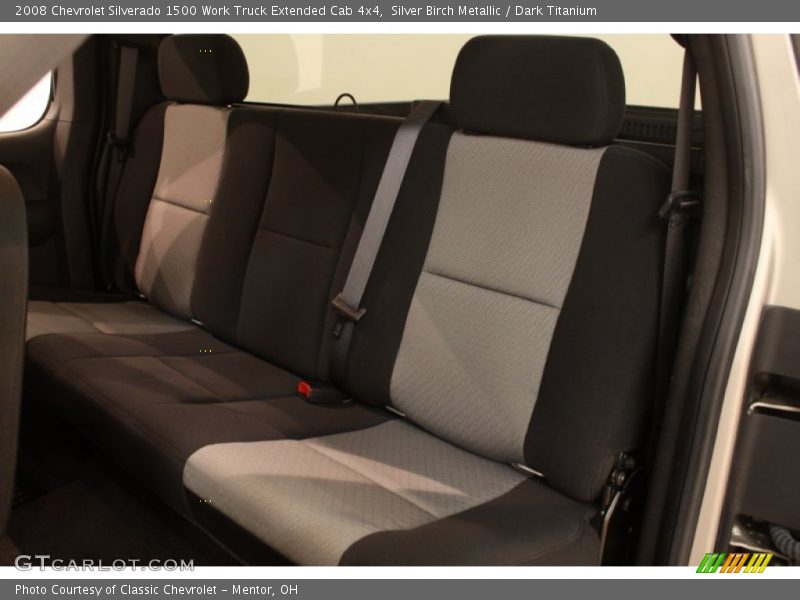 Silver Birch Metallic / Dark Titanium 2008 Chevrolet Silverado 1500 Work Truck Extended Cab 4x4