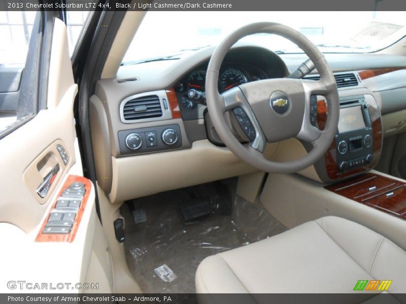 Black / Light Cashmere/Dark Cashmere 2013 Chevrolet Suburban LTZ 4x4