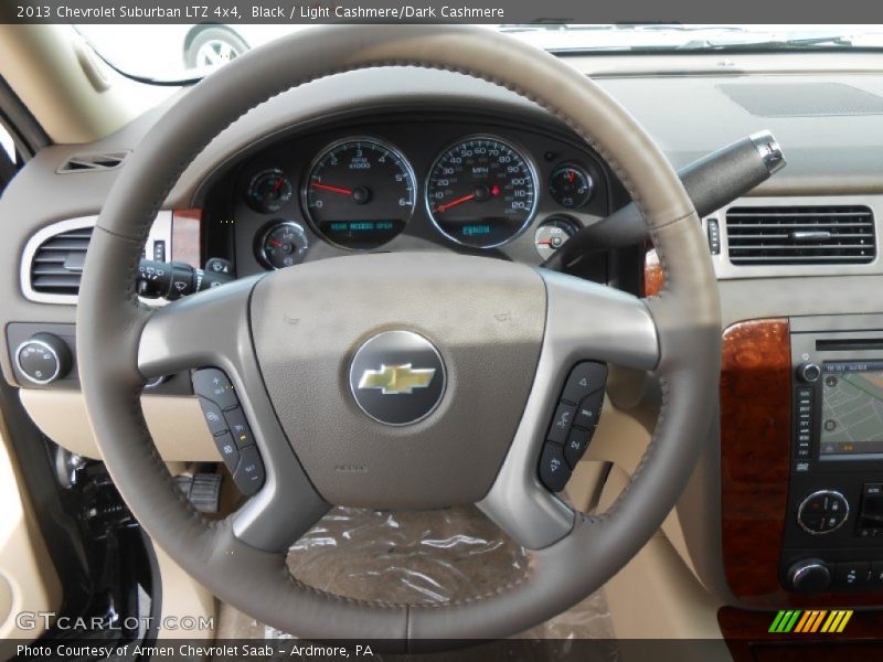 Black / Light Cashmere/Dark Cashmere 2013 Chevrolet Suburban LTZ 4x4