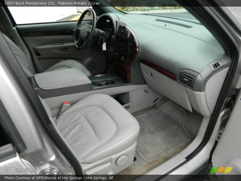 Platinum Metallic / Gray 2007 Buick Rendezvous CXL