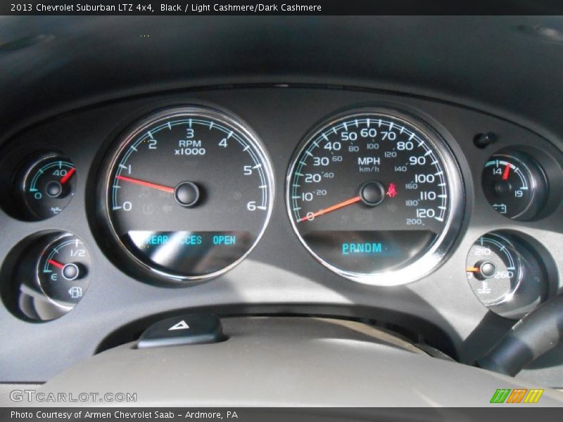 Black / Light Cashmere/Dark Cashmere 2013 Chevrolet Suburban LTZ 4x4