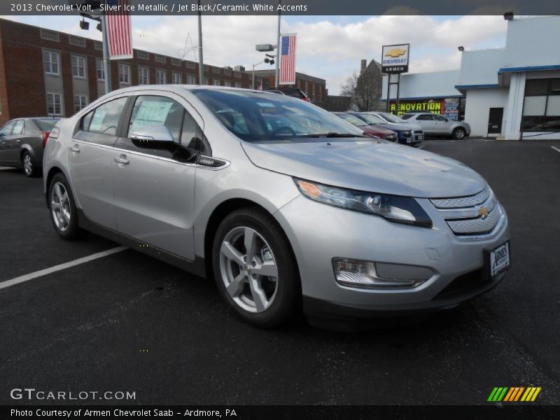 Silver Ice Metallic / Jet Black/Ceramic White Accents 2013 Chevrolet Volt