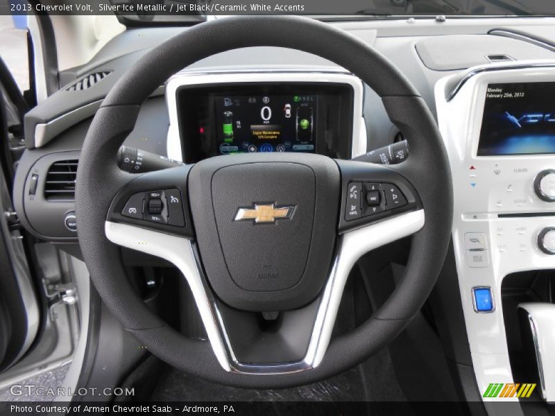 Silver Ice Metallic / Jet Black/Ceramic White Accents 2013 Chevrolet Volt