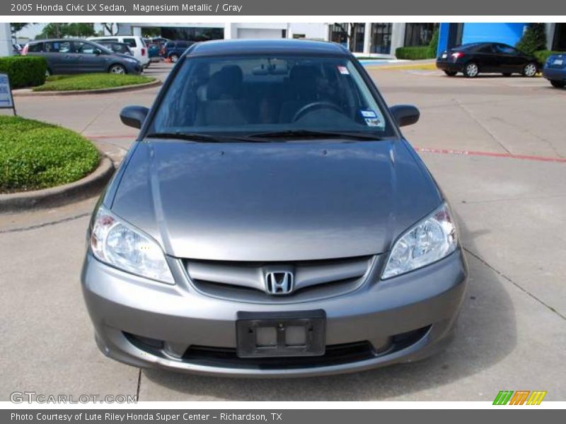 Magnesium Metallic / Gray 2005 Honda Civic LX Sedan