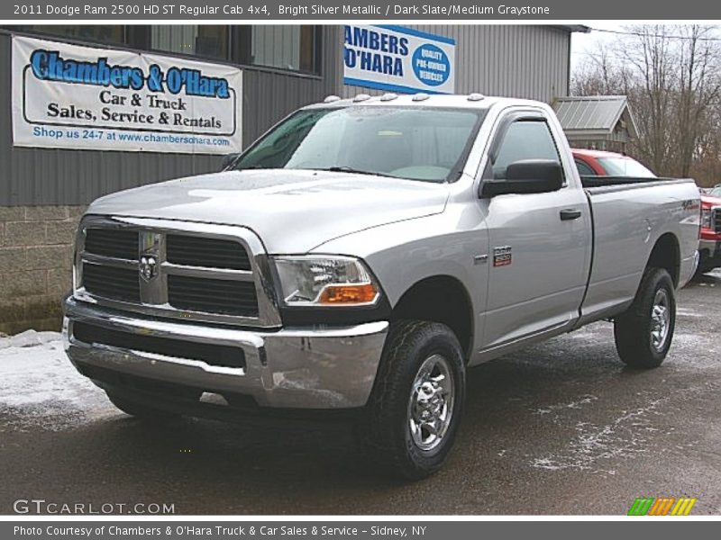 Bright Silver Metallic / Dark Slate/Medium Graystone 2011 Dodge Ram 2500 HD ST Regular Cab 4x4