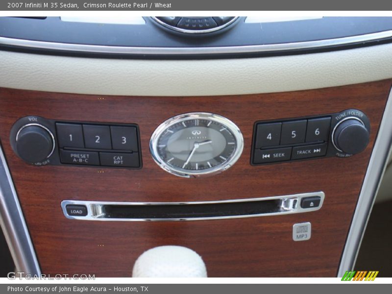 Crimson Roulette Pearl / Wheat 2007 Infiniti M 35 Sedan