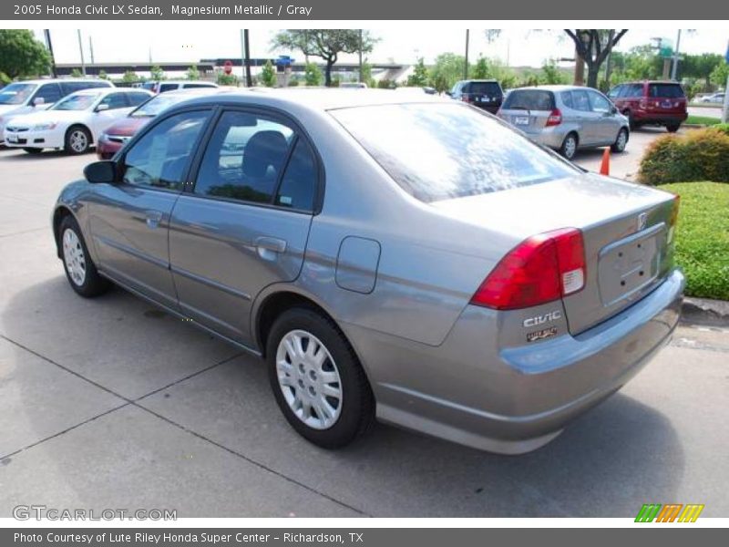 Magnesium Metallic / Gray 2005 Honda Civic LX Sedan