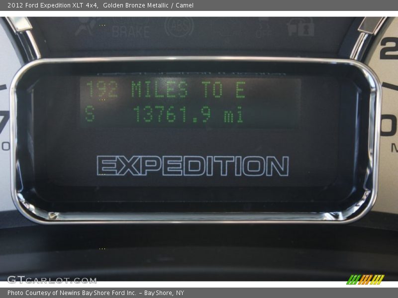 Golden Bronze Metallic / Camel 2012 Ford Expedition XLT 4x4