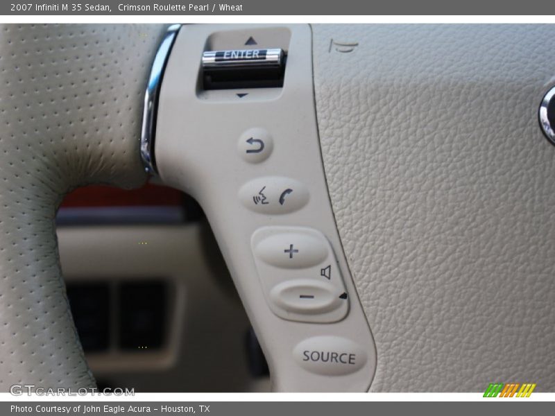 Controls of 2007 M 35 Sedan