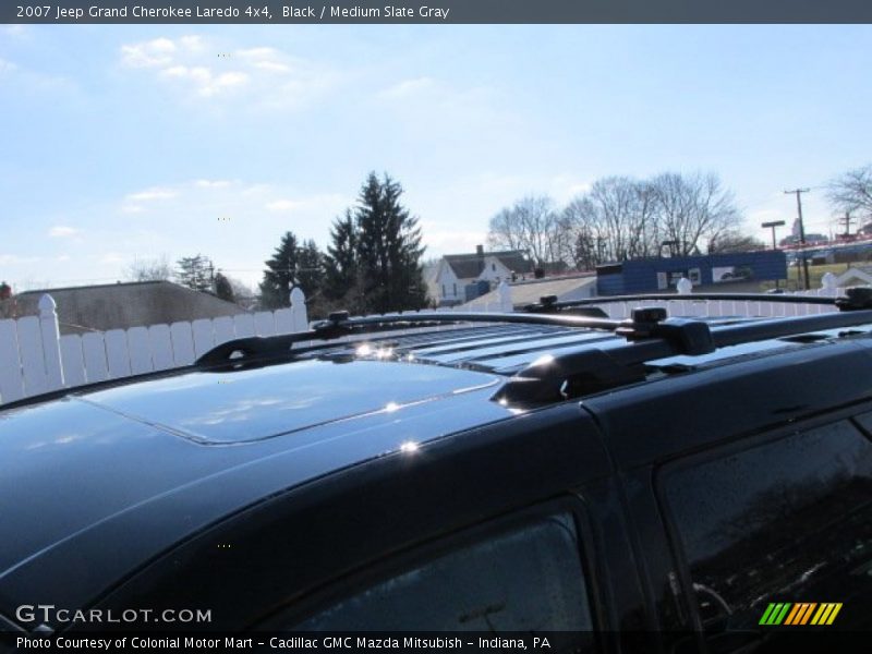 Black / Medium Slate Gray 2007 Jeep Grand Cherokee Laredo 4x4