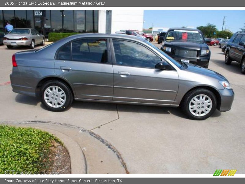 Magnesium Metallic / Gray 2005 Honda Civic LX Sedan