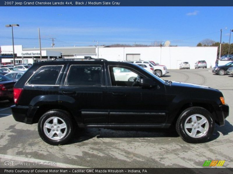 Black / Medium Slate Gray 2007 Jeep Grand Cherokee Laredo 4x4