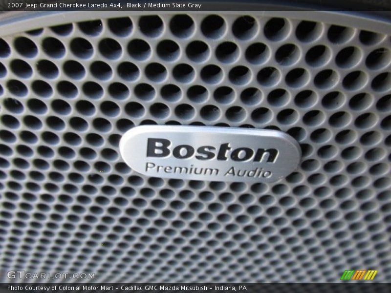 Black / Medium Slate Gray 2007 Jeep Grand Cherokee Laredo 4x4