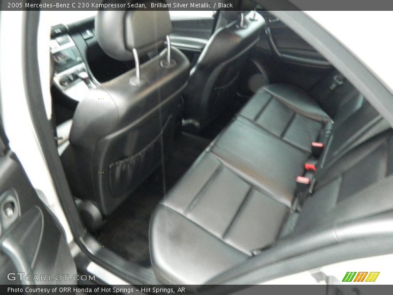 Rear Seat of 2005 C 230 Kompressor Sedan