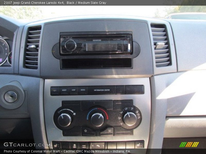 Black / Medium Slate Gray 2007 Jeep Grand Cherokee Laredo 4x4